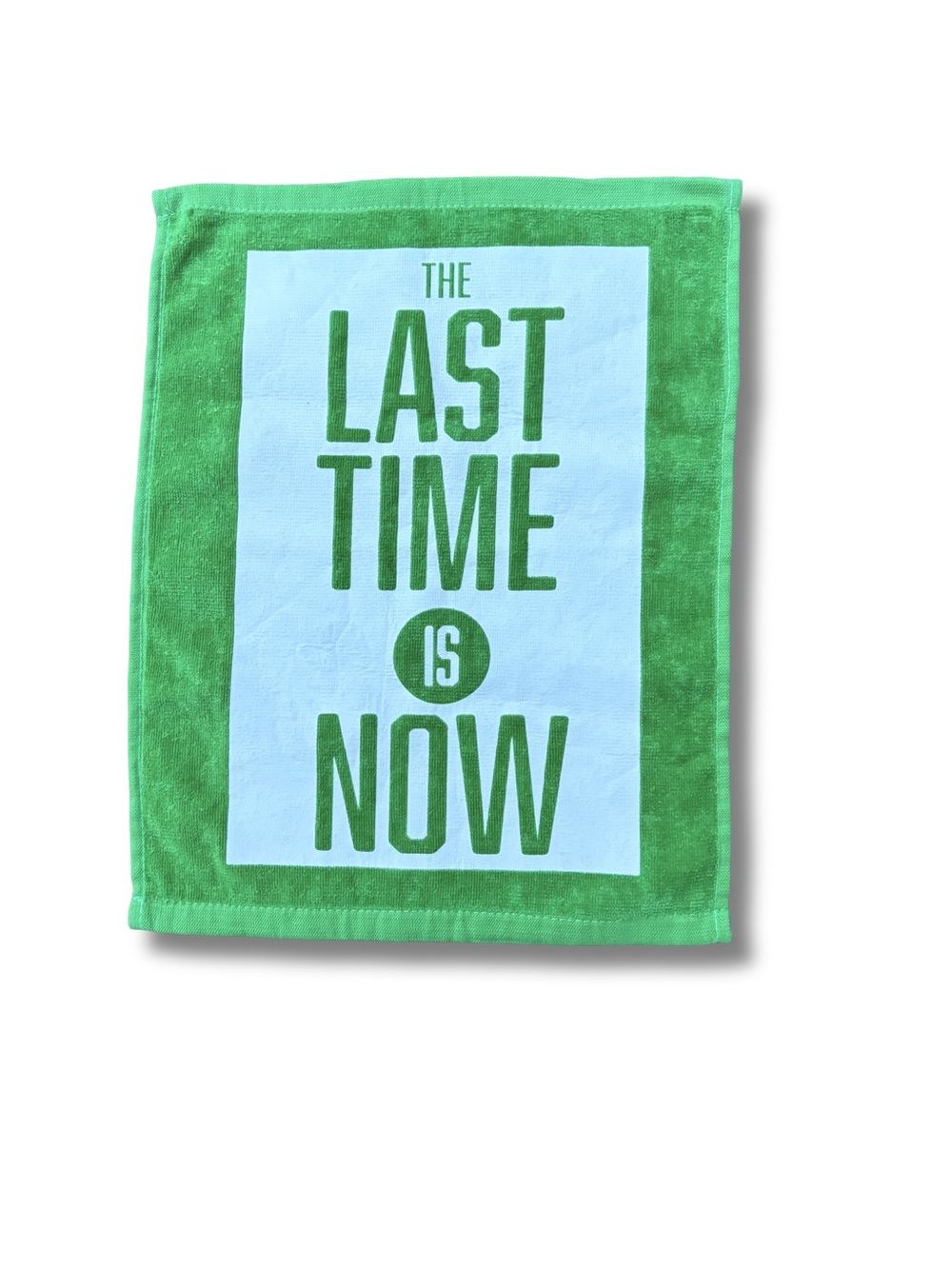 WWE Green Rally Towel The Last Time Is Now 2025 Official Licensed Wrestling